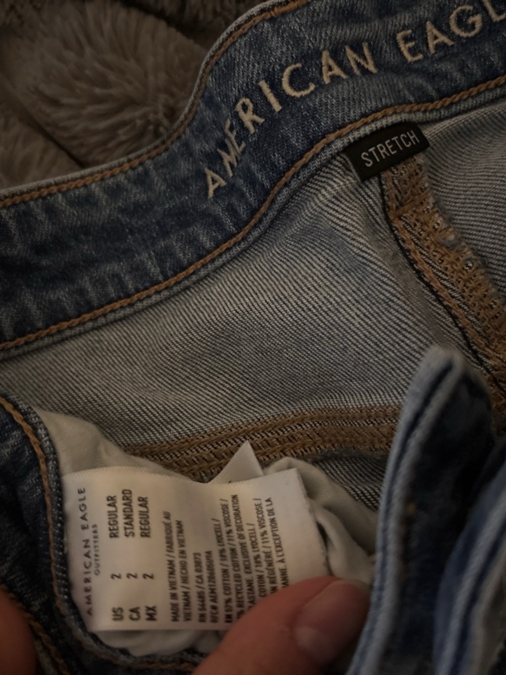 American Eagle Outfitters women's Stretch Denim Jeans - Blue